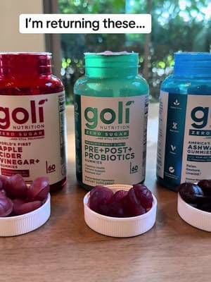 almost returned these… just to reorder from TikTok Shop 🧡 the bundle deal is too good to pass up @Goli® Nutrition #sup