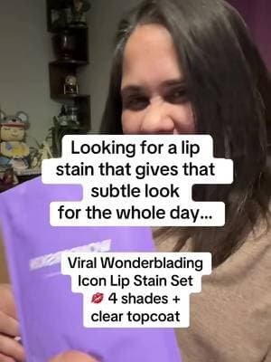 💋 The @Wonderskin 💋 viral lip stain set everyone is talking about! Inside the Wonderblading Icon Lip Stain Set: ✨ XOXO ✨ Charming ✨ Whimsical ✨ Lovely ✨ Clear Topcoat Swatched, dried, and revealed… and the results are subtle but seriously stunning 😍 Which shade are you choosing first? #Wonderskin #Wonderblading #LipStain #tiktokmademebuyit #summerdeals