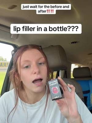 before and after at 2:25!! #tiktokshop #tiktokshopfinds #lipfiller #lipfillerinabottle #laka