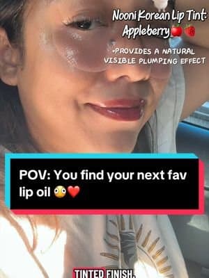 @NOONI I know what I will be putting in my purse for the next few days 😩❤️ #Nooni #koreanbeauty #lipoil #lipstain #tiktokshop