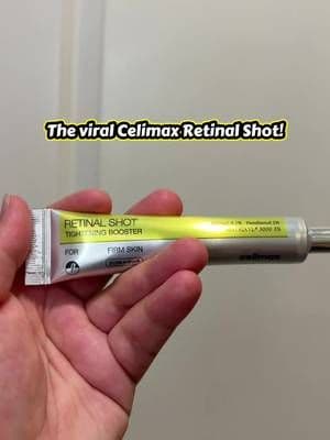Celimax’s Vit A retinal shot 🟡✨ it tightens, it brightens, and reduces wrinkles✨ just make sure you use that sunscreen the next morning! (PURCHASE IN MY SHOWCASE) @celimax US Store @celimax.global #retinal #retinalshot #celimax #tiktokshop #skincare