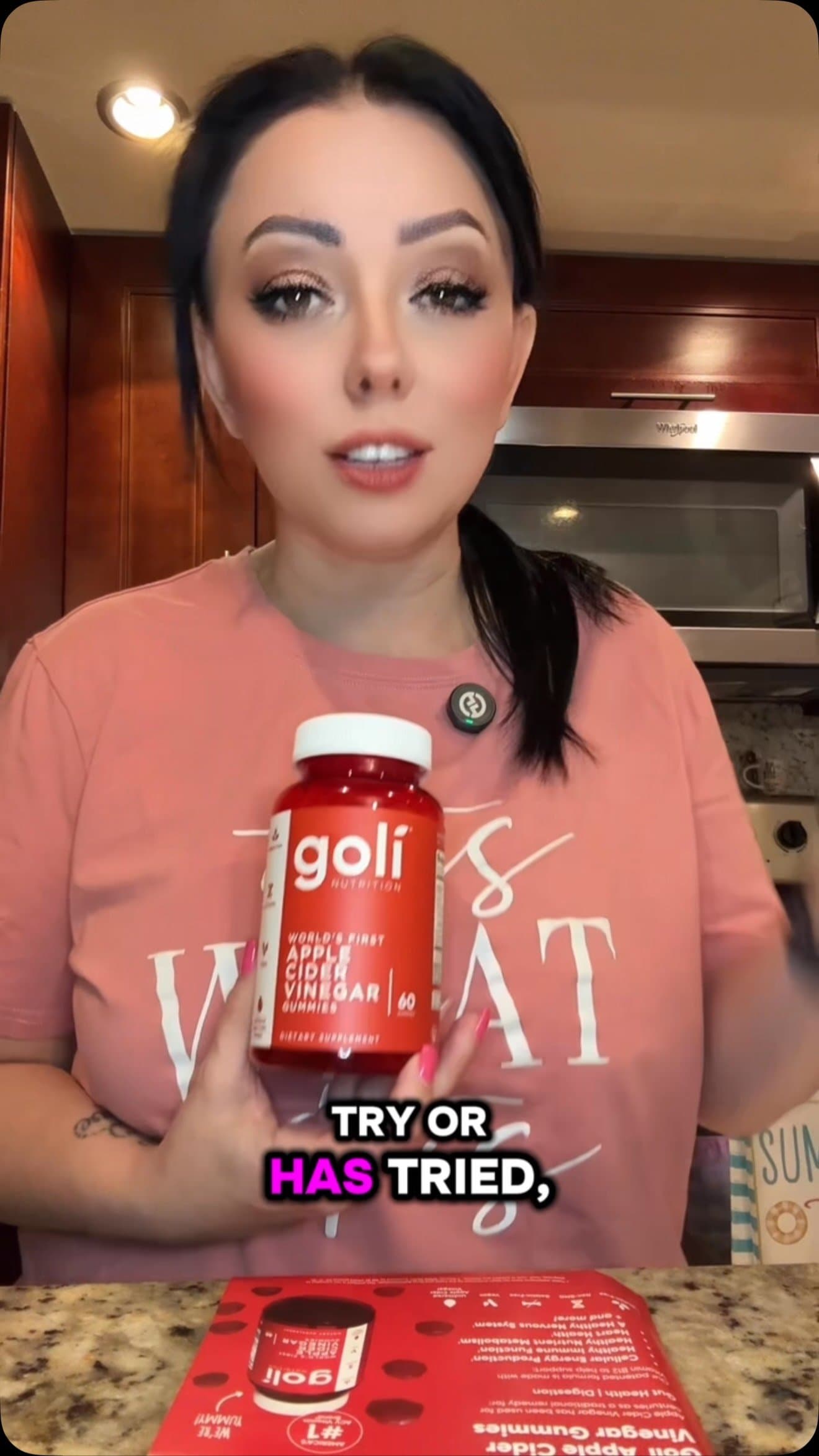 Apple cider vinegar… without actually having to DRINK apple cider vinegar? 😂
Trying my gifted Goli Apple Cider Vinegar