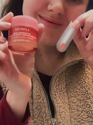 Trying out @laneige_us lip sleeping mask for my dry crusty lips 🥰 I will let you know my thoughts once I use it reoccuring a few times. 🥰 I’m excited to see if it makes a difference. ❤️ #laneige #laneigelipmask #lipsleepingmask #tiktokshop