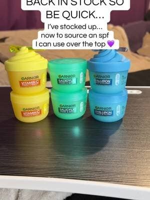 Obsessed with these sorbet creams right now… 💜👀 You’ve got: 💛 Vitamin C Fresh & Bright 🩵 Hyaluron Fresh & Plump 💚 Salicylic Fresh & Matte Different options depending on your skin… whether you want glow, hydration or help with breakouts. I’ve linked the bundles below too… you can mix & match or grab your favourites 👀 (Pretty sure the sorbet lid version might be TikTok exclusive… but don’t quote me on that 😂) Which one would you choose? 💬 @Garnier UK #Ad #sorbetcomp #skincaretips #skin #skincareroutine