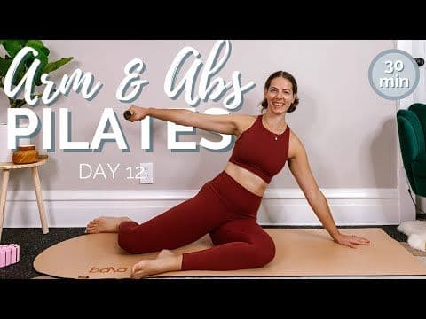 DAY 12 // Pilates for Shoulder and Back // Arms & Abs Pilates, Feel Good Fall Challenge 2022