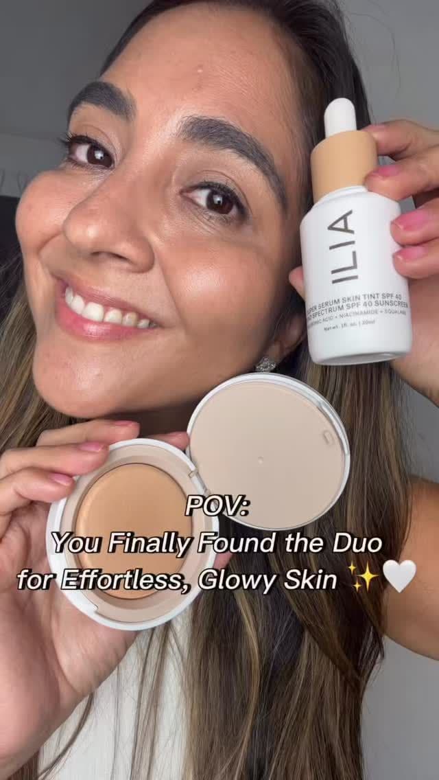 gifted by ILIA Beauty
The easiest everyday makeup combo for a natural, healthy-looking glow! ✨ The skin tint gives you