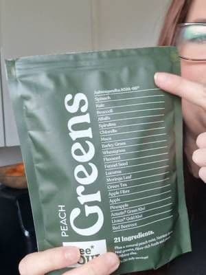 Free Soul Peach Greens 💚 #freesoulgreens #freesoul #tiktokshop #tiktokshopfinds #freesample #realatablemumcontent #mummycontentcreator #relatable #motherhood