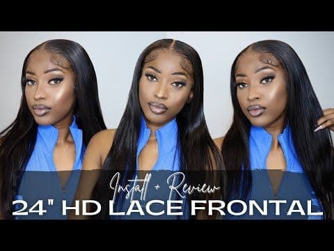 Buss Down 24" Frontal Wig | 250% Density 13x6 HD Lace Wig ft Wow Angel