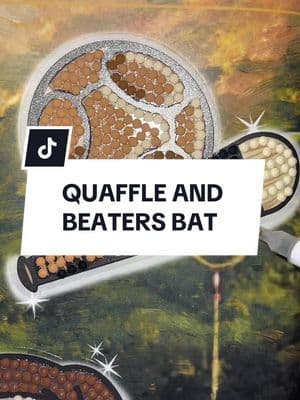 QUAFFLE AND BEATERS BAT #tiktokmademebuyit #harrypotter #quaffleandbeatersbat #craftbuddy #hp102
