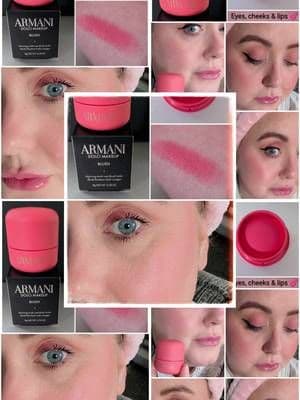 AD 🩷 I am so obsessed with this Armani Beauty Dolci Blush stick in Rose Blush. 🩷 I love the fact it is so creamy and just melts into my skin and then it sets like a powder. It is just stunning!!! 🩷 In my pictures, I have applied the blush to my eyes, cheeks, and lips. On my lips, I have applied a clear gloss over the top. I have also done a natural look and a look that I would wear if I was going on a night out. 🩷 It is so easy to apply as it just glides onto my skin. It is also buildable so I can achieve the desired effect that I am looking for. @Armani beauty @Lorealistar #AD #armanibeauty #DolciEverywhere #lorealistar #makeup