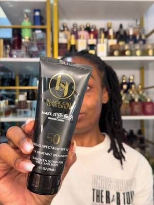 Make It Hybrid SPF 50 @Black Girl Sunscreen #tiktokshopbacktoschool #blackgirlsunscreen #sunscreen #nowhitecast #spf50
