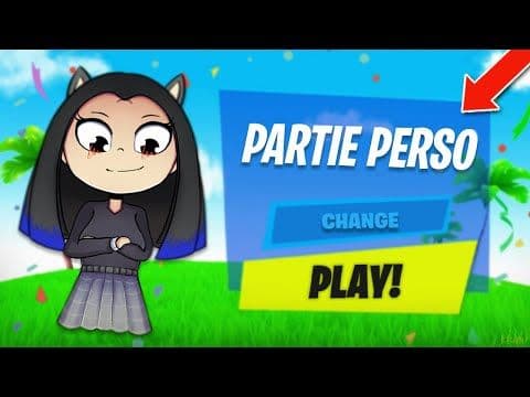 LIVE sur FORTNITE PARTIE PERSO | Bientôt Noël ! | FIGHT | DEFILER | NEW PACK TECHNOFUTURISME 🌙