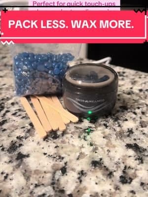 Check out this small but mighty on the go waxing kit from @Tress Wellness #ad #tresswellness #beautyonthego #waxing #wax