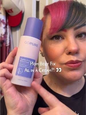 Tighten, Firm, Smooth and Lift loose skin with GoPure @Gopure #gopure #bellyfirmingcream #postpartumskincare #tiktokshopcreatorpicks #skintightening