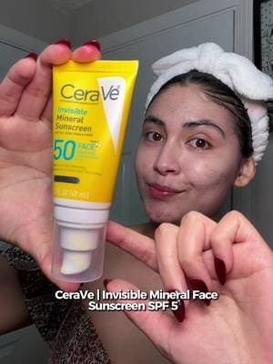 Great protection and lightweight, perfect for sensitive skin. Only downside: leaves a slight withe cast after applying.. #complimentary #CeraVeMineralSunscreen #giftedbycerave @influenster @CeraVe