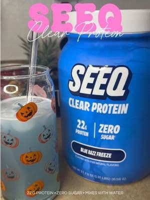 SEEQ Clear Protein Powder review 💙 If you hate thick, milky protein shakes, clear whey protein might be the protein drink you’ve been looking for. SEEQ Clear Protein mixes with water for a lighter, refreshing drink while still giving you 22g of protein and zero sugar per serving. I’m trying the SEEQ Blue Razz Freeze Clear Protein flavor. If you’re searching for a clear protein powder, whey protein isolate, high protein drink, zero sugar protein powder, or alternative to creamy protein shakes, this one is worth checking out. 👀💪 #SEEQProtein @SEEQ SUPPLY #tiktokshopbacktoschool #backtoschool #tiktokshopsummersale #tiktokshopcreatorpicks