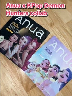 Anua x Kpop Demon hunters have two face masks that have me SCREAMING CRYING THROWING UP. The ‘Golden Honmoon’ mask is a ceramide barrier collagen mask while the ‘Eternal Honmoon’ mask is Anua’s Vita Brightening Collagen Mask. @anua_global is my absolute favorite skincare brand and is sensitive skin friendly. Linking it here if you want to secure yours 💜 #anuaskincare #kpopdemonhunters #huntrix #anua #tiktokshopcreatorpick