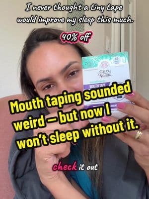 #creatorsearchinsights I used to wake up tired… not anymore #gurunanda #gurunandamouthtape #tiktokshopfinds