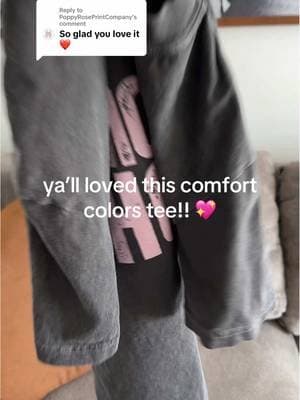 Replying to @PoppyRosePrintCompany thanks for the cute tee ๐ฅฐ #shirt #tshirt #basictee #basictops #comfortcolors #comfortcolorstee #motherhood #mama #momstyle #ootd #mothersdaygift #momlife #springstyle #summerfashion #springoutfit #summeroutfit #summerstyle #tiktokshopfashion #tiktokshopfinds #tiktokshoprestock #tiktokshopaffiliate