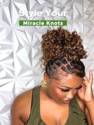 Style Your Miracle Knots ✨ @Luvmehair #luvmesuperbrandday #tiktokshopmademebuyit #luvmehair #miracleknots #bohobraids