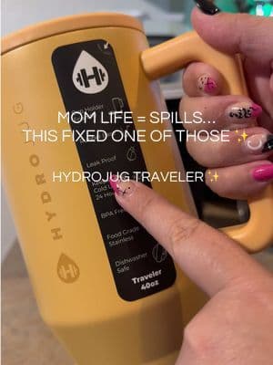 mom life = spills ๐
finally found a leak proof water bottle that actually keeps up with busy days ๐ง @HYDROJUG traveler fits in cup holders, keeps water cold all day, and makes hydration so much easier #tiktokshopfinds #momlife #hydrojug #tiktokshopsparkcreator #greenish