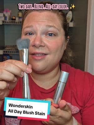 POV: You finally found a blush that doesn't disappear after lunch. 💖✨ The @Wonderskin Wonder Blading All-Day Blush Stain + Dual-Ended Brush Bundle delivers gorgeous, buildable color with a natural skin-like finish that stays put for up to 12 hours. The included professional brush makes blending effortless, whether you're going for a soft everyday glow or a bold pop of color. If you're looking for long-lasting makeup that actually keeps up with busy days, this bundle deserves a spot in your beauty routine! 💄 Long-lasting blush ✨ Blendable liquid formula 🌸 Natural radiant finish 🖌️ Professional dual-ended brush included 💕 Lightweight, buildable coverage #tiktokshopbacktoschool #makeup #beauty #grwm #essentials