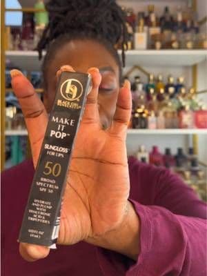 Make it pop sungloss @Black Girl Sunscreen #tiktokshopstockup #blackgirlsunscreen #sunscreen #spf50 #lipgloss