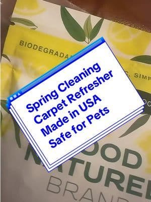 #creatorsearchinsights #creators #ugccreator #ugc #springcleaning #carpetrefresher #smellsgood #lemon #eucalyptus #safeforpets #lemonandeucalyptus #petodorremover #madeintheusa #carpetdeodorizer #carpetrefresher #organicingredients #plasticfree #smellsliketeenspirit #springdecor #flora @Good Natured Brand #tts #tiktokshop #springcleaning #plasticfree #clean #cleantok #flashsale #tiktokshopfinds #eliminateodors