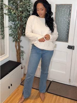 🤍✨ Jeans from @Primark #ootd #tiktokmademebuyit #dealdrops #fashiontiktok #tiktokoutfits