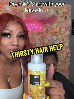 Your styling prep matters✨ This leave-in adds nourishment and helps control frizz. #IGKhair #ThirstyGirl #leaveinconditioner #tiktokshopblackfriday #discoveryourgift @IGK Hair