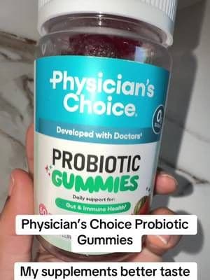 Physician’s Choice Probiotic Gummies combine probiotics, prebiotics and vitamin D in an easy gummy format for daily gut and immune support. ✨ #PhysiciansChoice #ProbioticGummies #GutHealth #DailyWellness #TikTokShop