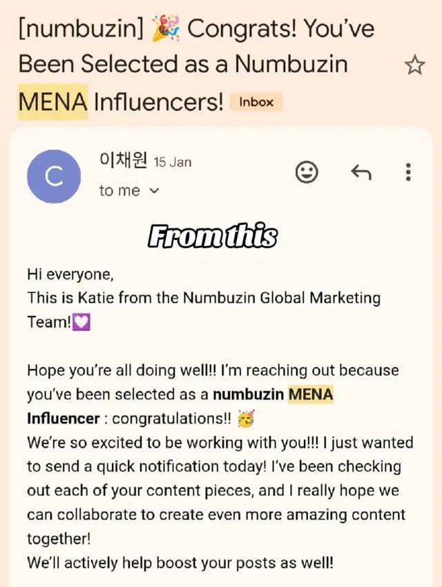 so grateful for everything I achieved so far and keep posting your content and one day your efforts will pay off #skincare #prpackage #koreanskincare #ugc #numbuzin @numbuzin MENA