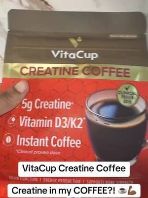 Coffee + creatine in the same morning cup? 👀☕ Now THAT is an interesting fitness routine shortcut! #VitaCup #CreatineCoffee #Creatine #FitnessFinds #TikTokShop