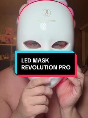 Radiant skin starts with red light 💡✨ #RevolutionSkincare #ledmask @Revolution Pro #tiktokmademebuyit #dealdrops #skincare