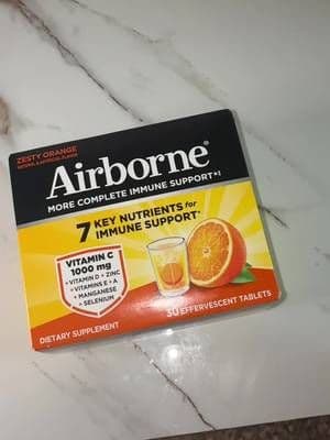 Cold and flu season is exactly why I keep these stocked at home. #TikTokShop #Airborne #ImmuneSupport #VitaminC #wellnessjourney