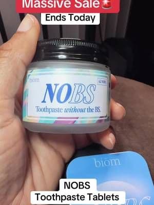 Good deal #nobstoothpaste #nobs #toothpastetablets #tiktokshop #tiktokmademebuyit