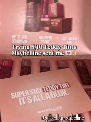 I’m obsessed with how every shade of the @Maybelline NY Teddy Tints gives a different nude lip 😍💄✨ and that’s exactly what I loveeee. AND the fact that they can double as blush?! I can’t decide which one is my favorite. Which shade are y’all choosing so far? #giftedbymaybelline #teddytint #maybellinenewyork