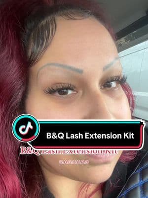B&Q Lash Extension Kit #lashes #tiktokshop #lashclusters #eyelashextensions #diy
