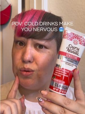 Sensitive teeth can make everyday moments less enjoyable 🥶 I've been loving this @GuruNanda LLC flouride free toothpaste with 5% potassium nitrate, nano-hydroxyapatite, and white turmeric. Plus, the mint and clove flavor leaves my mouth feeling super fresh! #gurunanda #dealsforyoudays #dfyd #summerwins #tiktokshopcreatorpicks