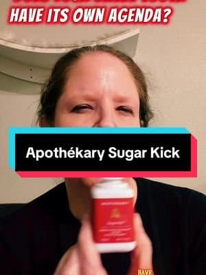 When the sweet tooth starts making decisions without consulting you. 😂💖 @Apothékary Sugar Kick is a plant-based liquid