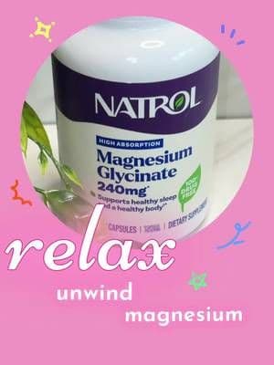 Natrol Magnesium Glycinate 240mg high absorption magnesium supplement has been part of my wind-down routine… helping me relax and feel less tense at the end of the day 😭 #tiktokshop #tiktokshopwellness #sleepbetter #relaxation #wellnesstok