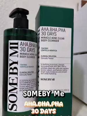 Best Body cleanser ever💁🏼♀️ ……………………. The secret to clear, spotless skin is in the shower! 🚿✨ The Some By Mi Miracle