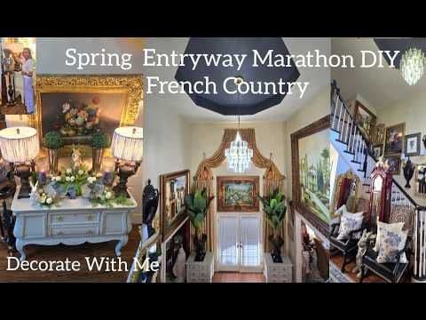 Spring Entryway Marathon DIY Decorate With Me Decorating Ideas