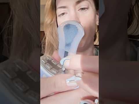 This sonic tongue scraper is a secret bedtime sensory hack. #oralcare #shorts