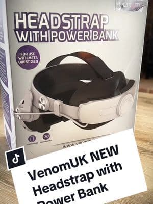 VenomUK’s NEW Headstrap with Power Bank for the Meta Quest 2 & 3! Providing more comfort and longevity to your VR experience 🎮 👉 venomUK.com #metaquest #metaquest2 #metaquest3 #vr #vrgaming #venomUK #virtualreality #ad