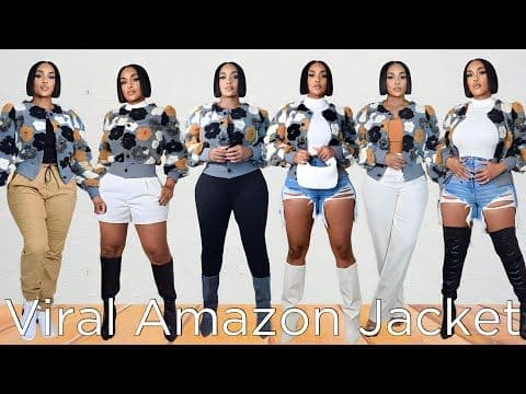 Trending Amazon Jacket + Instant Boob Lift | Fall & Winter Outfit Ideas | Stylin’ With Eb #boomba