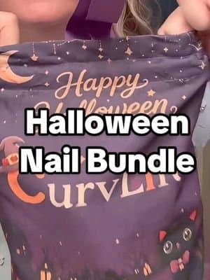 The ULTIMATE Halloween DIY nail set for you AND your mini-me 🥰 ⬆️ Check the price 🤯 Tap the orange cart #nails #pressonnails #diynails #tiktokshopcreatorpicks #falldealsforyou @Curvlife