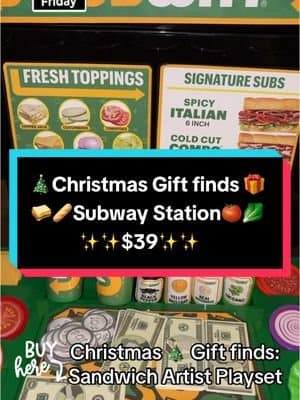 Subway artist kids play set 🥖🍅🥬 #giftguide #ttsdelight #blackfridayearlydeals #blackfridaydeals #spotlightfinds #bla