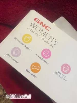 #creatorsearchinsight #creator @GNC Live Well #womensvitamins ⭐️⭐️⭐️⭐️⭐️⭐️⭐️ 38% OFF! Now start your mornings with GNC Women's Vita Pak. Includes Multivitamins, Stress & Bone Support, plus Collagen for radiant skin! Perfect for women 30+with busy lives-each supplement comes in a portable pack! #free3dayshipping #MorningRoutine #WomensHealth #VitaPakE PACK #GNC #Supplements #creatorsearchinsights #morningroutine #morningsupplements #fyp #TikTokShop