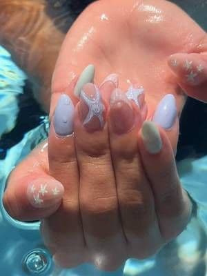 #glamnetic made the cutest collection of nails for the summer! #sirenscove #pressonnails #pressons #glamneticnails #summernails #beachnails #tiktokshopcreatorpicks #creatoricons #dealsforyoudays #tiktokpartner #tiktokshopsummerturnup #tiktokshopunboxing #tiktokshopmemorialday